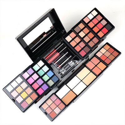 Women Vanity Gift Makeup Full Set Cosmetic Cheap Organic Ladies Makeup Vanity Box Set All In One Makeup Set For Girl Salon