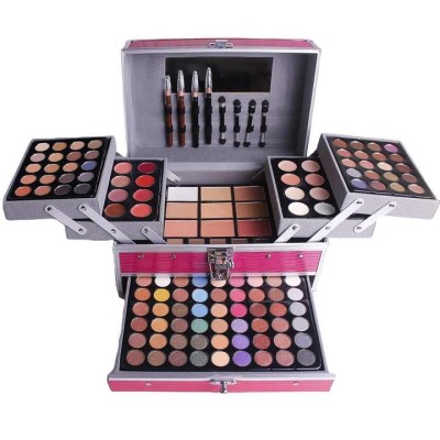 Big Cosmetics Makeup Kit All In One Full Set Organic Vegan Makeup Vanity Box Set For Girls Gift All In One Makeup Set Box