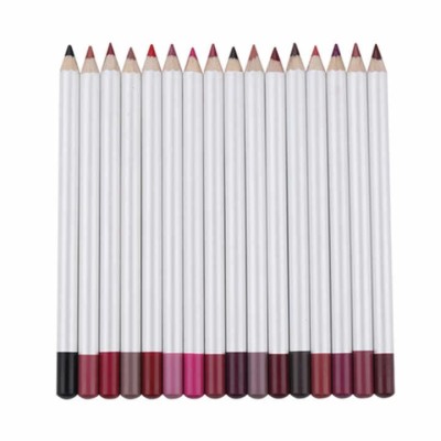 90- pzas No Logo 25 Colors Waterproof Makeup Matte Lipstick Pencil Long Lasting Organic Lip Liner Eyeliner Lip Color Pencil