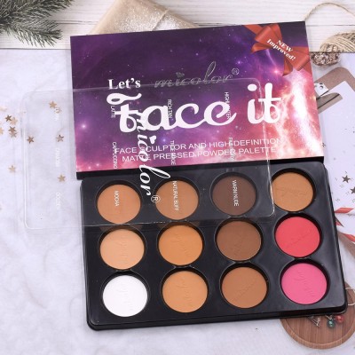 6 pzas Paleta de sombras de ojos nude de alta pigmentación, profesional vegana con purpurina perlada y rosa, sombra de ojos mate