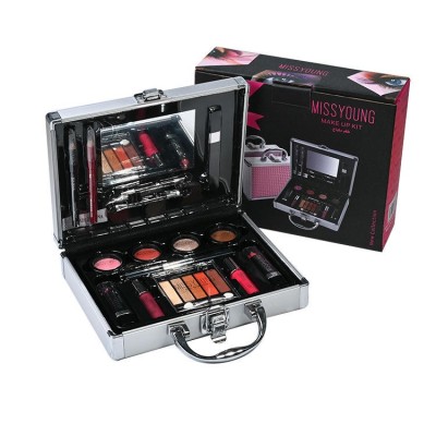 High Pigment Cosmetics All In One Ladies Makeup Kit Box For Professional Full Cosmetic Girl Makeup Vanity Cosmetic Box Set
