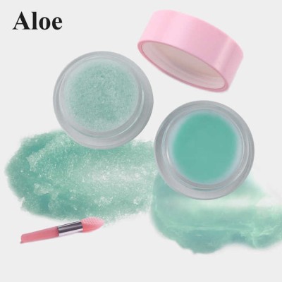 12-pzas  Pink Vegan 2 In 1 Lip Scrub And Balm Set  Strawberry  Sugar Lip Care Scrub Organic