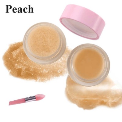 12-pzas  Sugar Pink Hydrating Custom Lip Care Scrub And Balm  Strawberry Lip Scrub And Balm Set Organic