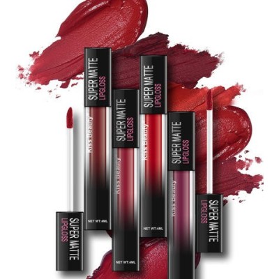 24 Colors Pigmented Long Lasting Waterproof Matte Velvet Lip Gloss Matte Vegan Moisturizing Lip Gloss Vegan Cruelty Free