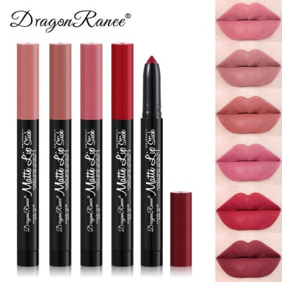 Dragon Ranee High Quality Vegan Lipstick With Penknife Organic Velvet Matte  Long Lasting Lipstick Waterproof