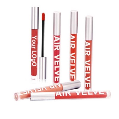 Custom Logo High Pigment Long Lasting Waterproof 12 Color Matte Lip Gloss