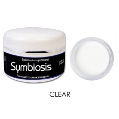 Polvo Acrílico Symbiosis Clear 60g (Secado Medio)