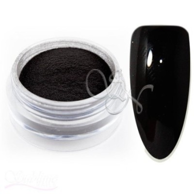 Polvo Acrílico Nature Ébano 7g (Negro Intenso)