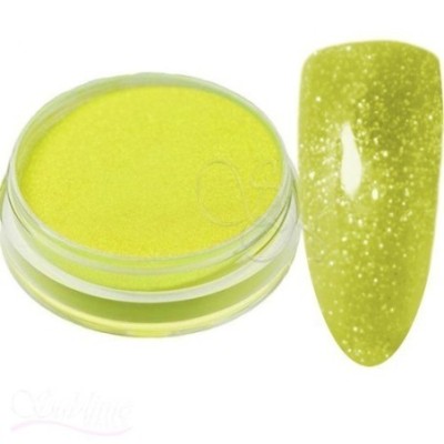 Polvo Acrílico Citrus Kiwi 7g (Neón Verde Limón)