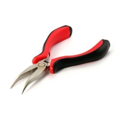 Tenaza Curva Ergonómica Roja/Negra Pequeña