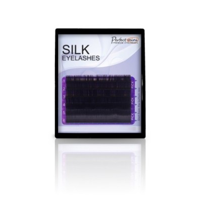 Extensiones de Pestañas Silk 6 Tramas (Curva C, 0.15mm)