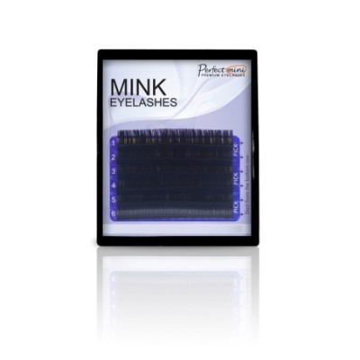 Extensiones de Pestañas Mink 6 Tramas (Curva C, 0.15mm)