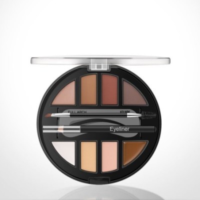 36-pzas Juego de 7 juegos de polvos para cejas Tarjeta para cejas Pincel delineador de ojos Thrush Artifact