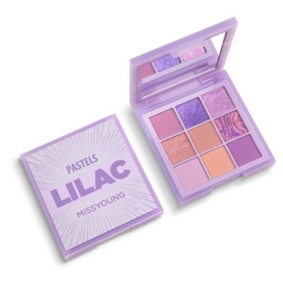 6-sets Sombra de ojos profesional de alta pigmentación de 9 colores con minerales  a prueba de agua