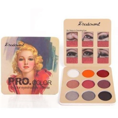 18 pzas Paleta de sombras de ojos con purpurina nude de alta pigmentación, la mejor calidad, resistente al agua, con estuche