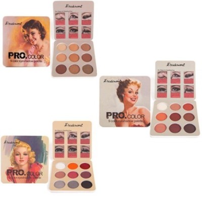 180 pzas Paleta de sombras de ojos vegana mate de 9 colores,  lujosa, paleta de sombras de ojos de lujo