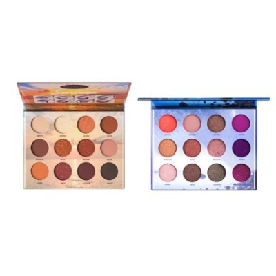 18-pzas Nueva paleta de sombras de ojos de 12 colores de cosméticos Paletas de maquillaje de sombras de ojos