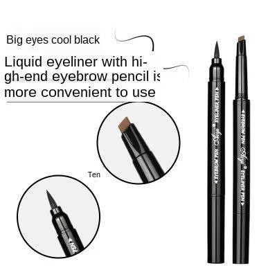 30-pzas Lápiz para contorno de cejas líquido 3D Microblading  y delineador de ojos profesional resistente al agua con 4 puntas