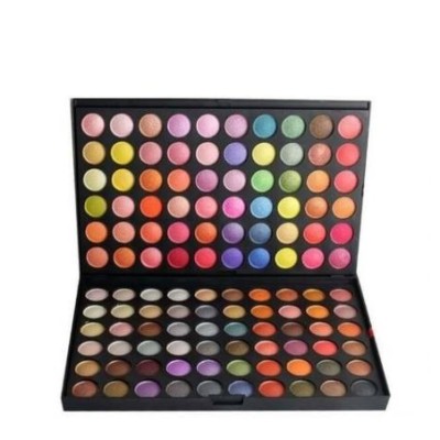 6-pzas Paleta de sombras de ojos de larga duración a prueba de agua de 120 colores