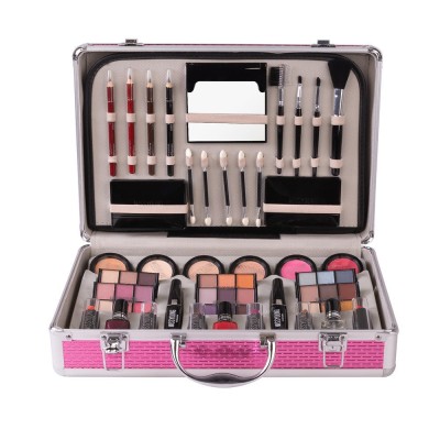 Professional Big Cosmetics All In One Makeup Vanity Set Girl Organic Ladies Gift Makeup Kit Full Box Vanity Set