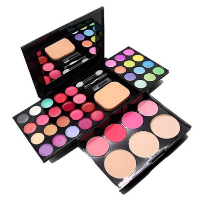 Ladies Vegan Girl Makeup Kits All In One Box Set Cosmetic Eye Shadow Palette Matte Gift Makeup Kit Full Blush Makeup Set