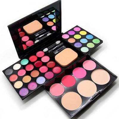 Professional Women Organic Korean Makeup Set Cosmetics Eye Shadow Palette Blush All In One Gift Makeup Kit Full Set